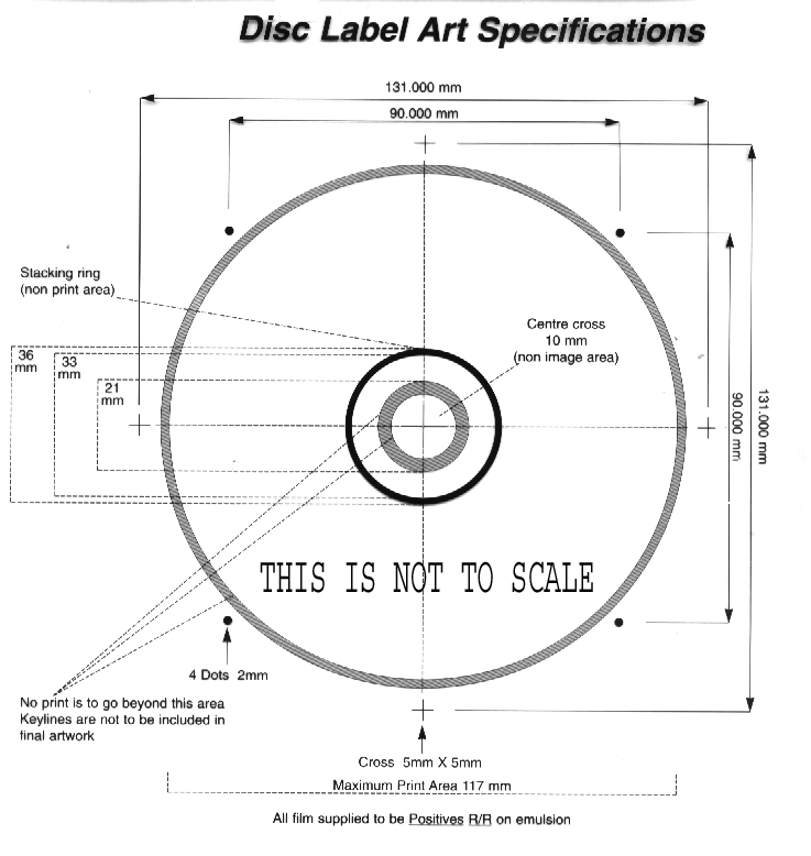disc label template